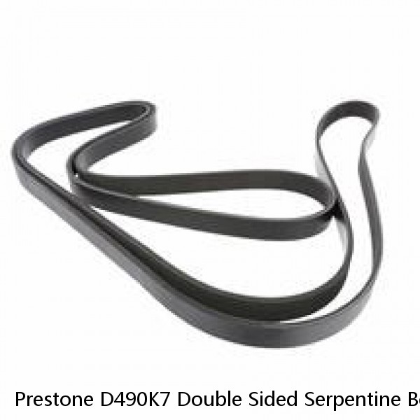 Prestone D490K7 Double Sided Serpentine Belt - 0.98" X 49.50" - 7 Ribs