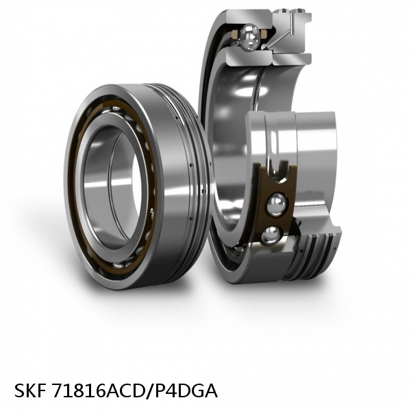 71816ACD/P4DGA SKF Super Precision,Super Precision Bearings,Super Precision Angular Contact,71800 Series,25 Degree Contact Angle