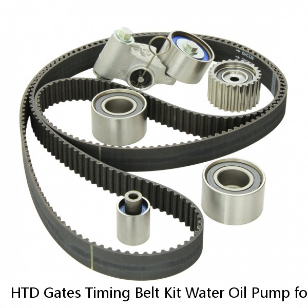 HTD Gates Timing Belt Kit Water Oil Pump for 06-11 Hyundai Accent Kia Rio Rio5