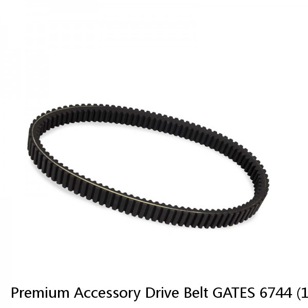 Premium Accessory Drive Belt GATES 6744 (12 Month 12,000 Mile Warranty)