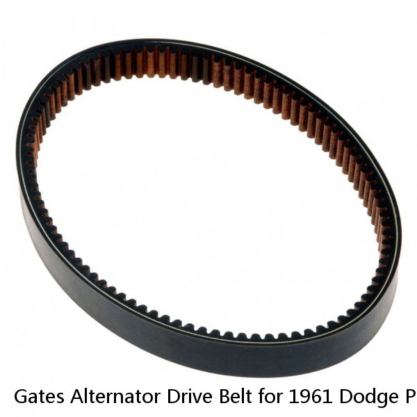 Gates Alternator Drive Belt for 1961 Dodge Phoenix 5.2L V8 - Accessory qe